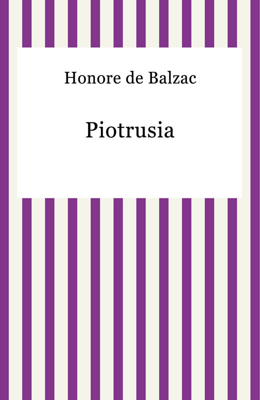 okładka Piotrusia ebook | epub, mobi | Honoriusz Balzak