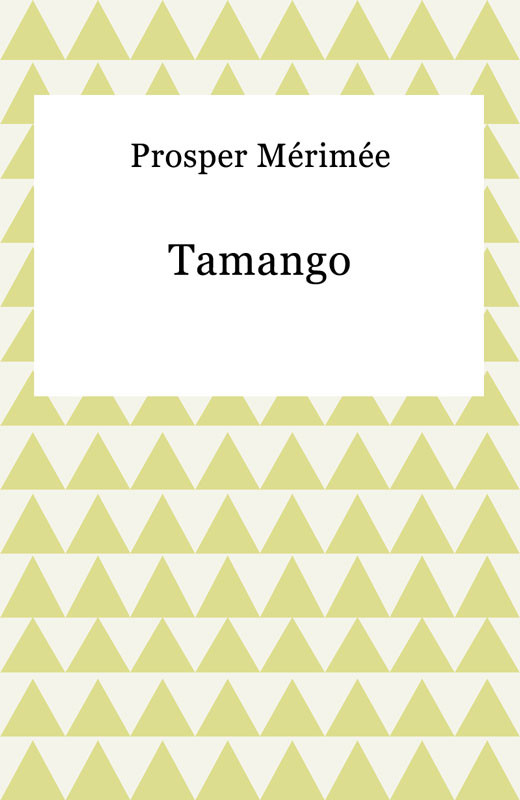 okładka Tamango ebook | epub, mobi | Prosper Mérimée