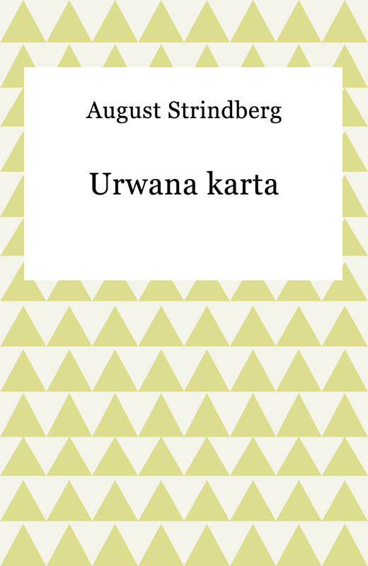 okładka Urwana karta ebook | epub, mobi | August Strindberg