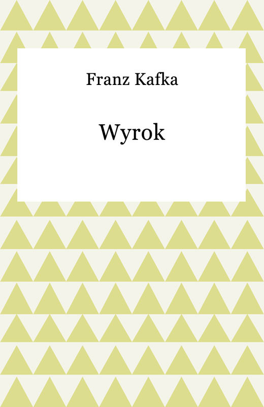 okładka Wyrok ebook | epub, mobi | Franz Kafka