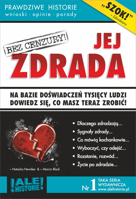 okładka Jej zdrada. Prawdziwe historie, wnioski, opinie, porady... ebook | epub, mobi | Marcin Black, Natasha Newidea