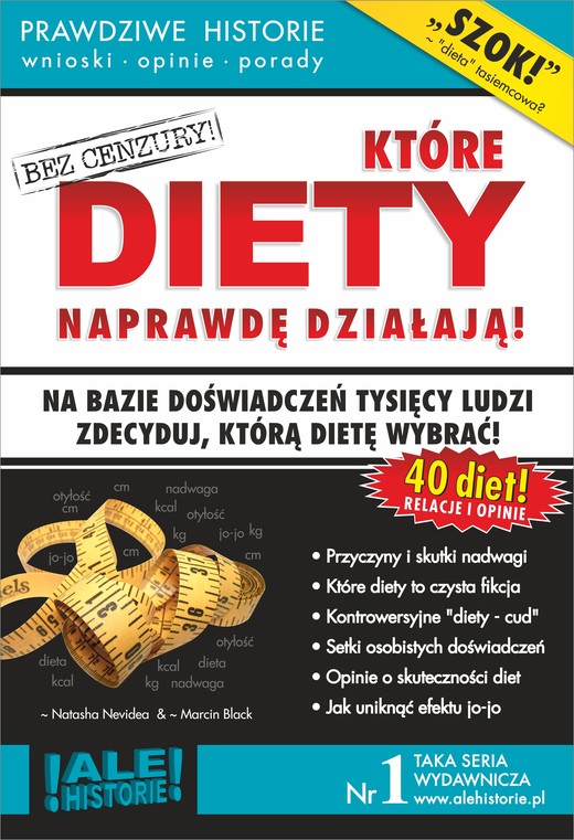 okładka Które diety naprawdę działają. Prawdziwe historie, wnioski, opinie, porady... ebook | epub, mobi | Marcin Black, Natasha Newidea
