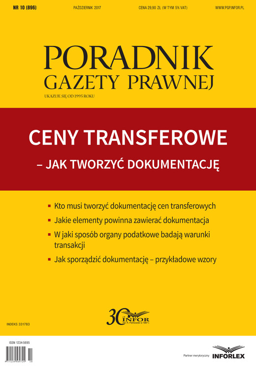 okładka Ceny transferowe - Jak tworzyć dokumentację ebook | pdf | Mariusz Makowski