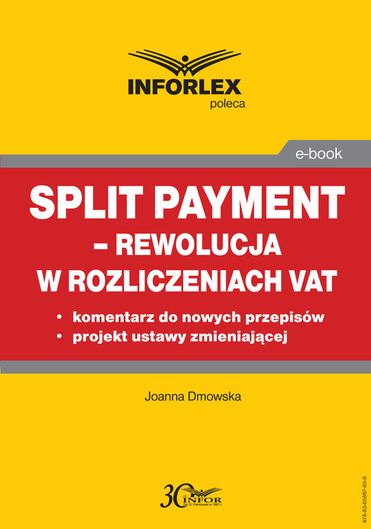 okładka Split payment – rewolucja w rozliczeniach VAT ebook | pdf | Joanna Dmowska