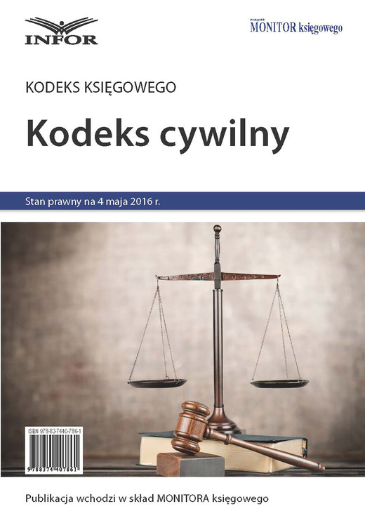 okładka Kodeks cywilny ebook | pdf | INFOR PL SA