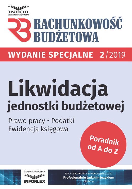 okładka Likwidacja jednostki budżetowej ebook | pdf | Praca Zbiorowa