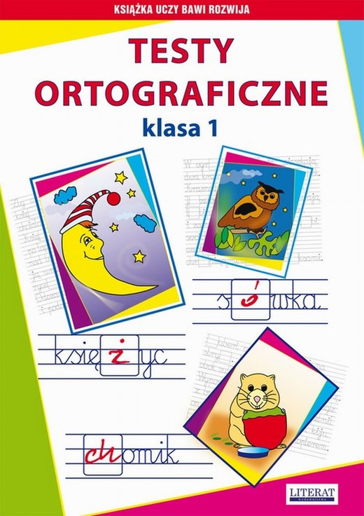 okładka Testy ortograficzne. Klasa 1 ebook | pdf | Beata Guzowska, Iwona Kowalska