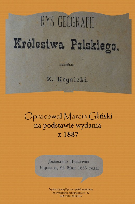 okładka Rys geografii Królestwa Polskiego 1887 (opracowanie) ebook | epub, mobi | K. Krynicki