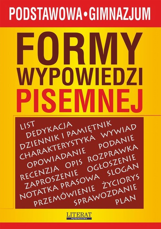 okładka Formy wypowiedzi pisemnej ebook | pdf | Ilona Kulik, Karolina Szostak-Lubomska, Lidia Bobkowska