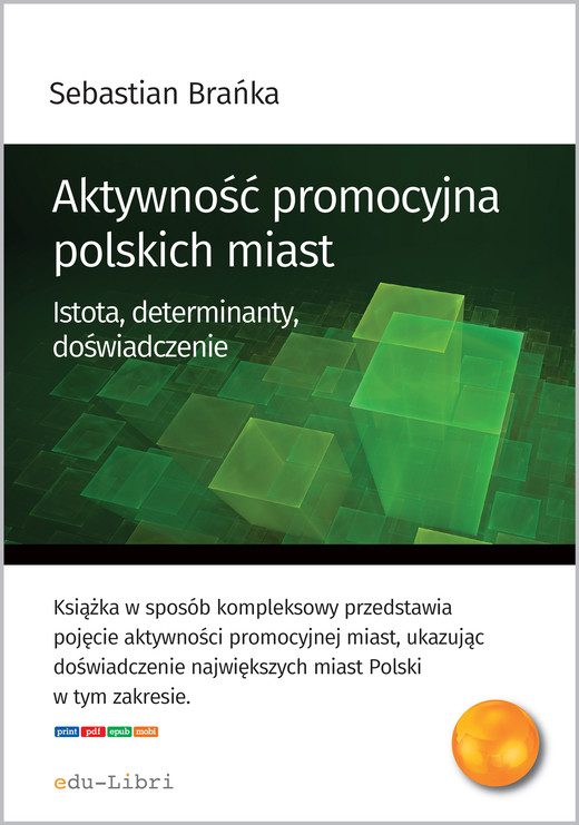 okładka Aktywność promocyjna polskich miast ebook | pdf | Sebastian Brańka