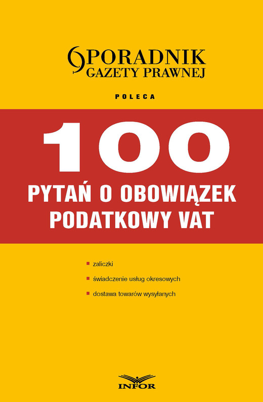 okładka 100 pytań o obowiązek podatkowy ebook | pdf | INFOR PL SA