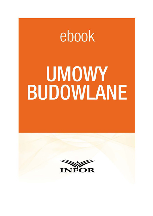 okładka Umowy budowlane - PDF ebook | pdf | Justyna Żarnowska