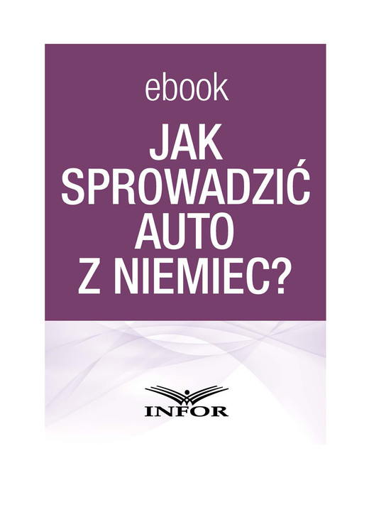 okładka Jak sprowadzić auto z Niemiec  - PDF ebook | epub, pdf | Kamil Fraszkiewicz