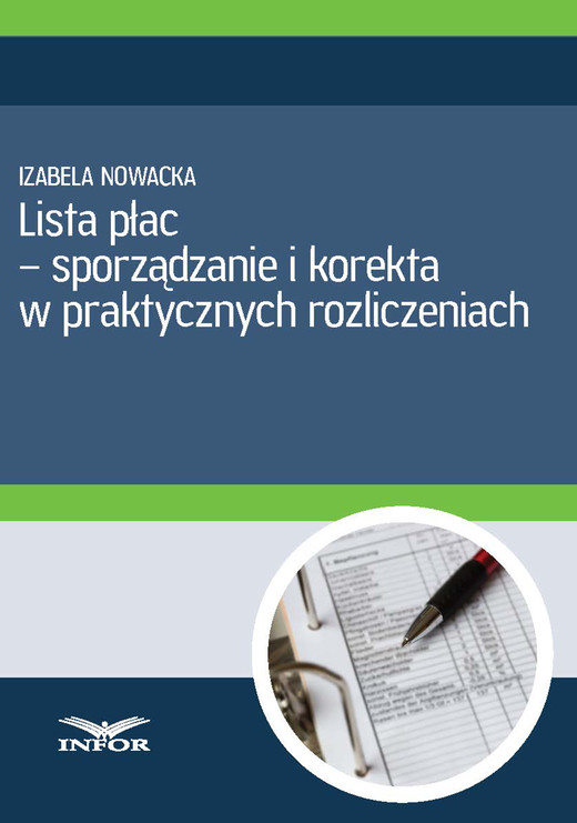 okładka Lista płac - sporządzanie i korekta ebook | pdf | Aldona Salamon