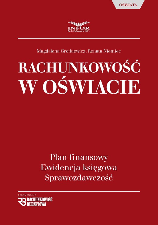 okładka Rachunkowość w oświacie ebook | pdf | Renata Niemiec, Magda Grotkiewicz