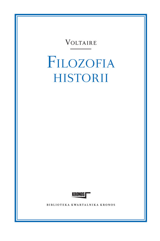 okładka Filozofia historii ebook | epub, mobi | Voltaire