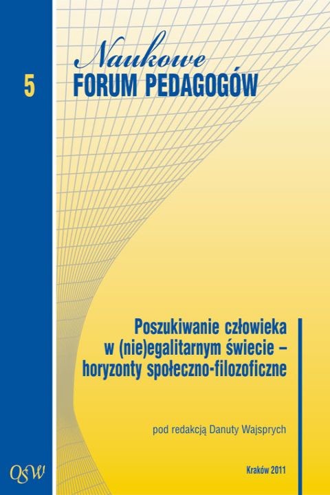 okładka Poszukiwanie człowieka w (nie)egalitarnym świecie – horyzonty społeczno-filozoficzne ebook | pdf | Danuta Wajsprych