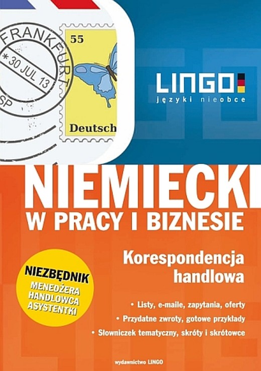 okładka Niemiecki w pracy i biznesie. Korespondencja handlowa ebook | pdf | Iwona Kienzler
