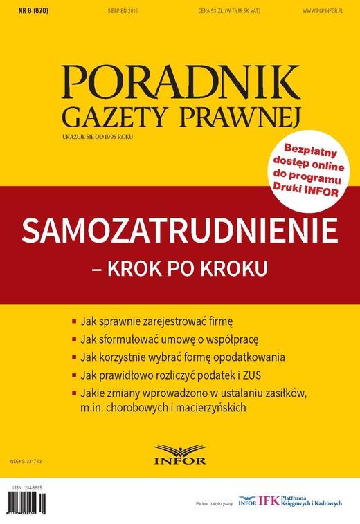 okładka Samozatrudnienie - Krok po Kroku ebook | pdf | Grzegorz Ziółkowski