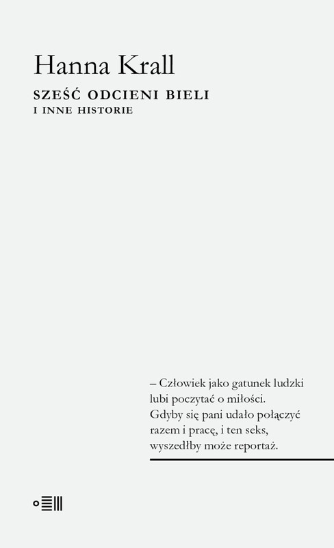 okładka Sześć odcieni bieli ebook | epub, mobi | Hanna Krall