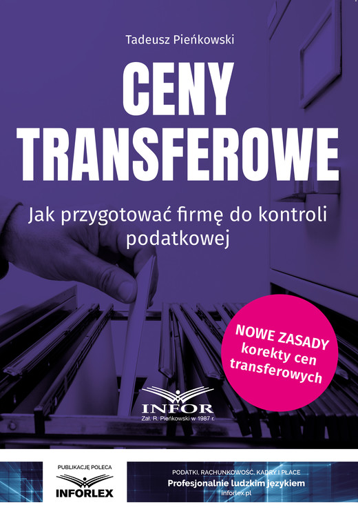okładka Ceny transferowe. Jak przygotować firmę do kontroli podatkowej ebook | pdf | Tadeusz Pieńkowski