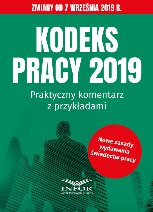okładka Kodeks pracy 2019.Praktyczny komentarz z przykładami wyd.3 ebook | pdf | Praca Zbiorowa