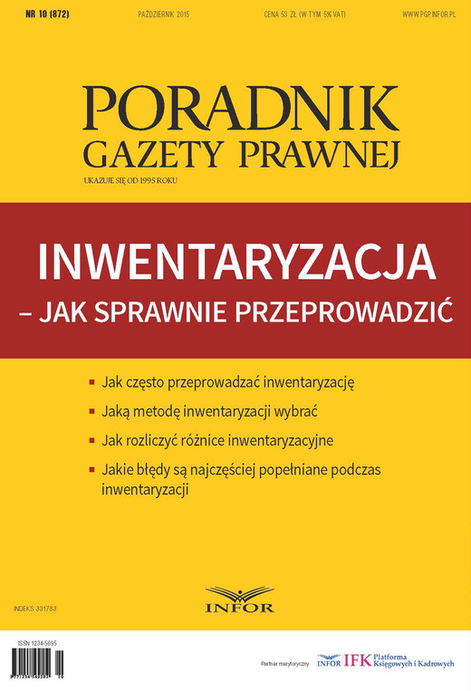 okładka Inwentaryzacja - jak sprawnie przeprowadzić ebook | pdf | INFOR PL SA