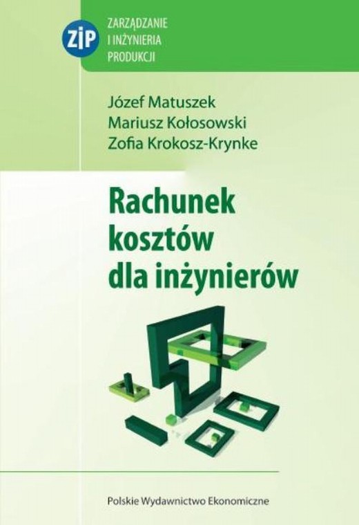 okładka Rachunek kosztów dla inżynierów ebook | pdf | Józef Matuszek