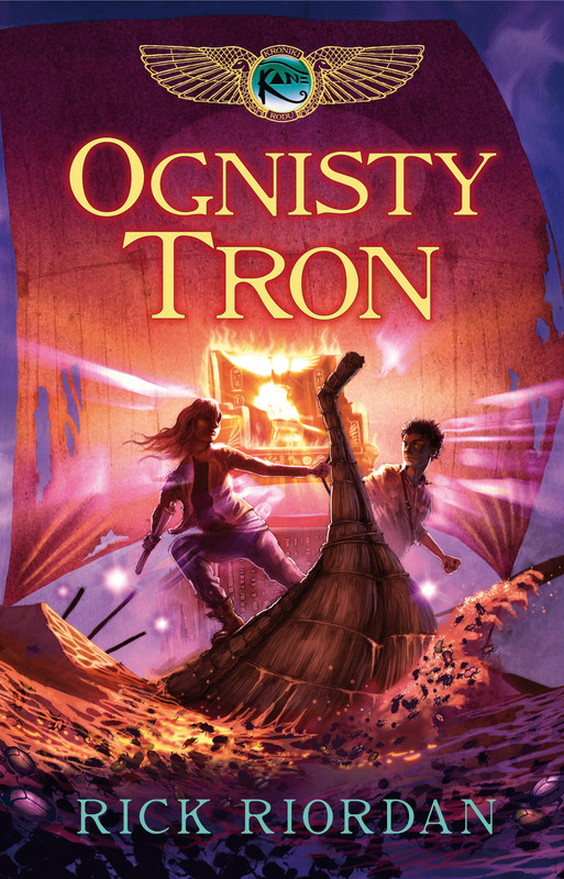 okładka Ognisty tron ebook | epub, mobi | Agnieszka Fulińska, Rick Riordan