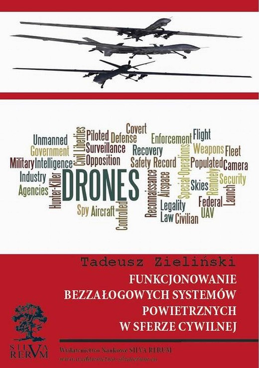 okładka Funkcjonowanie bezzałogowych systemów powietrznych w sferze cywilnej ebook | pdf | Tadeusz Zieliński