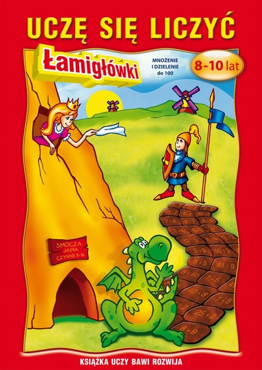 okładka Uczę się liczyć. 8-10 lat. Łamigłówki Mnożenie i dzielenie do 100 ebook | pdf | Beata Guzowska