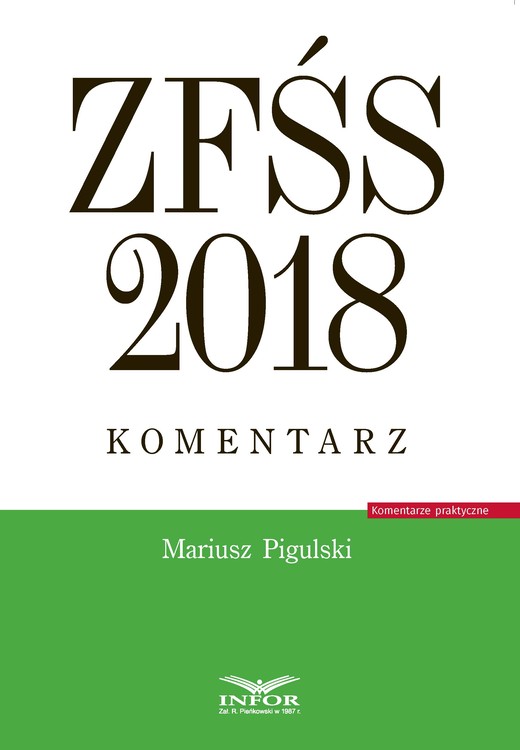 okładka Zakładowy Fundusz Świadczeń Socjalnych 2018 Komentarz ebook | pdf | Mariusz Pigulski