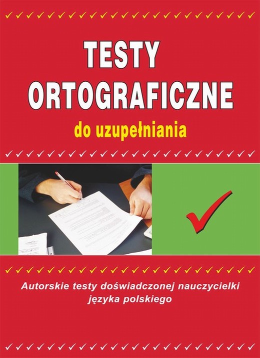 okładka Testy ortograficzne do uzupełniania ebook | pdf | Maria Mameła