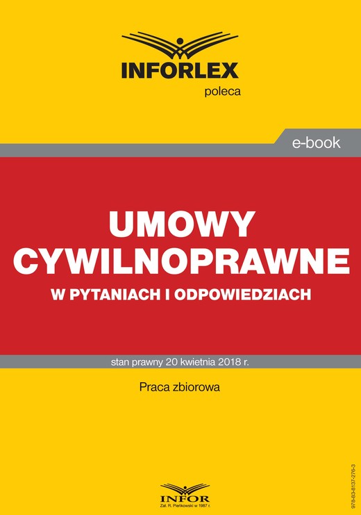 okładka Umowy cywilnoprawne w pytaniach i odpowiedziach ebook | pdf | Praca Zbiorowa
