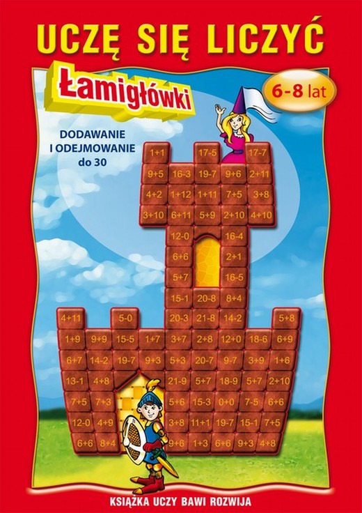 okładka Uczę się liczyć. Łamigłówki. 6-8 lat. Dodawanie i odejmowanie do 30 ebook | pdf | Beata Guzowska
