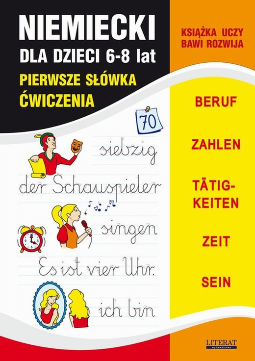 okładka Niemiecki dla dzieci 6-8 lat. Pierwsze słówka. Ćwiczenia ebook | pdf | Joanna Bednarska, Monika von Basse