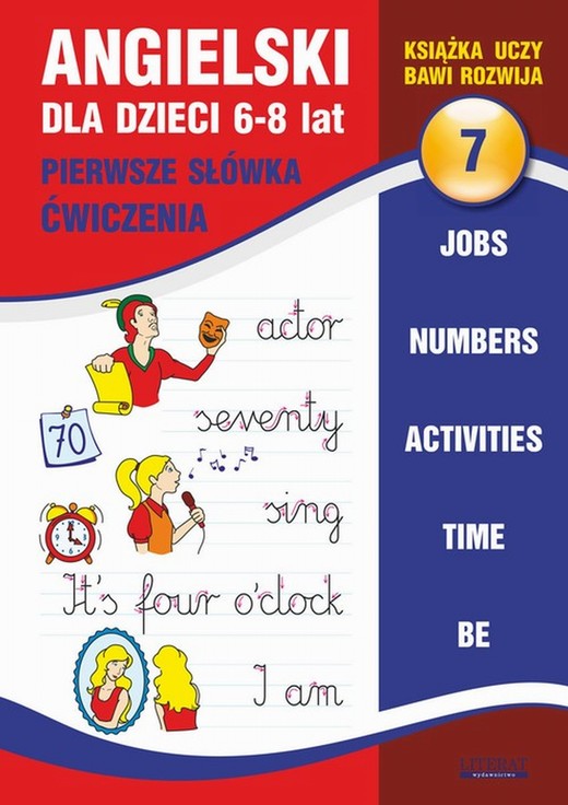 okładka Angielski dla dzieci 7. Pierwsze słówka. Ćwiczenia. 6-8 lat ebook | pdf | Joanna Bednarska