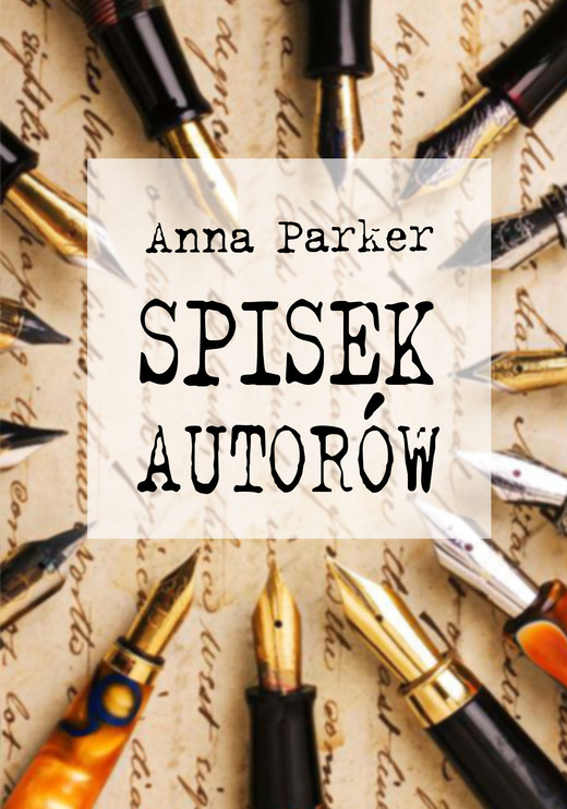 okładka Spisek autorów ebook | epub, mobi | Anna Parker