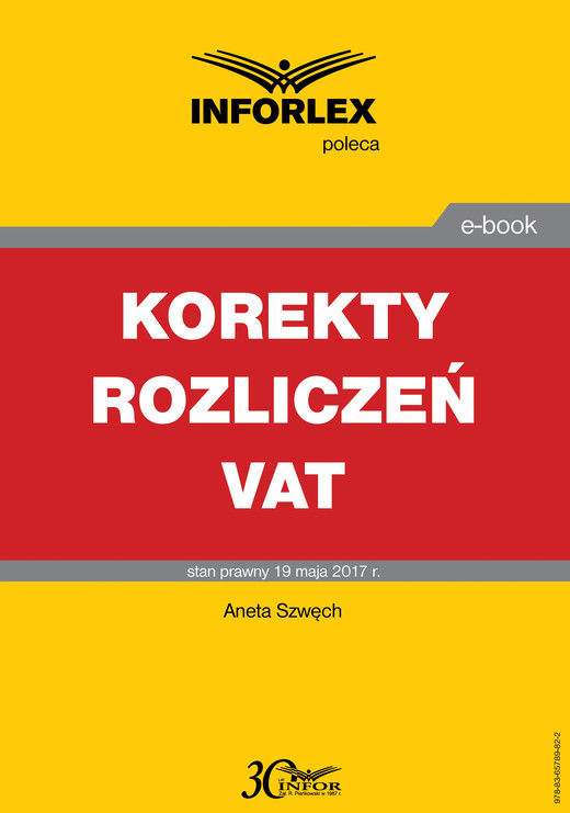 okładka Korekty rozliczeń VAT ebook | pdf | Aneta Szwęch