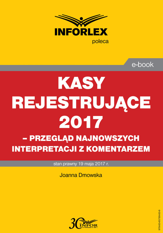 okładka Kasy rejestrujące 2017 ebook | pdf | Joanna Dmowska