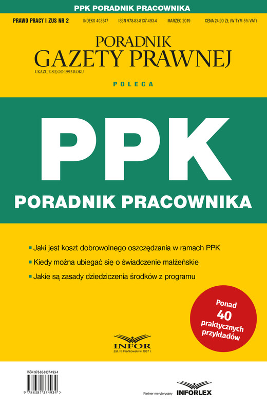 okładka PPK Poradnik pracownika ebook | pdf | Praca Zbiorowa