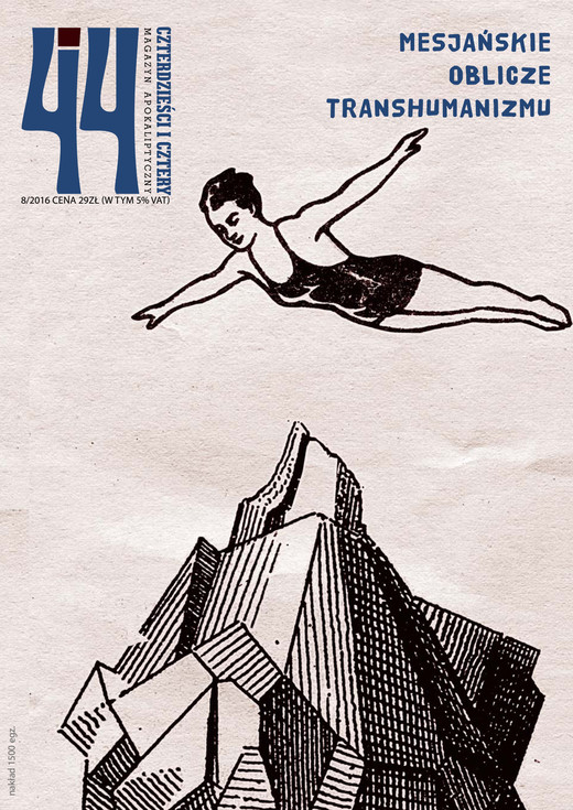 okładka 44 / Czterdzieści i Cztery nr 8 (2016) ebook | epub, mobi | Jacek Dukaj, Szczepan Twardoch, Paweł Grad, Konrad Czerski, William Cavanaugh, Wojciech Chmielewski, Stanisław Chyczyński, Andrzej Fiderkiewicz, Michał C. Kacprzak, Hans Maier, Ignacy Masny, Wolfgang Palaver, Erik Peterson, Aaron Riches, Thomas Ryba, Michał Sokulski, Mátyás Szalay, Maciej Szumowski, J. Jeanine Thweatt-Bates, Rafał Tichy, Michał Warchala, Sławomir Żyżkowski