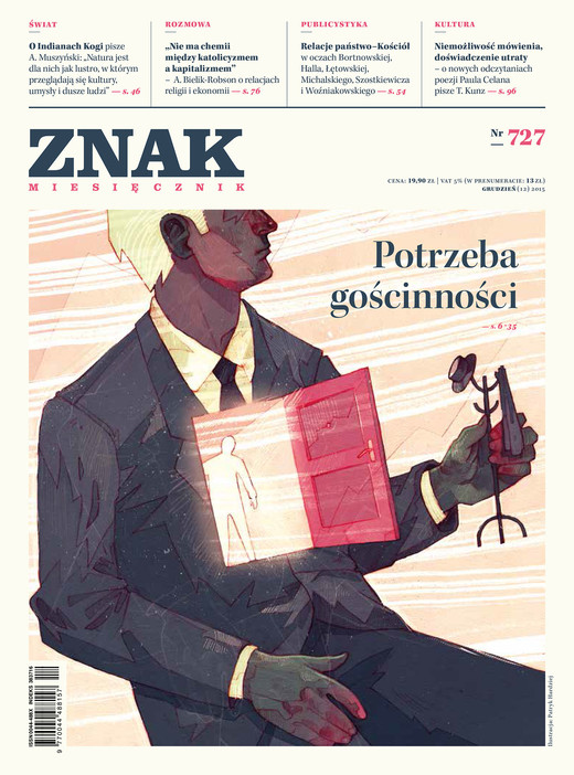 okładka Miesięcznik ZNAK nr 727 (12/2015) ebook | epub, mobi | Opracowania Zbiorowe