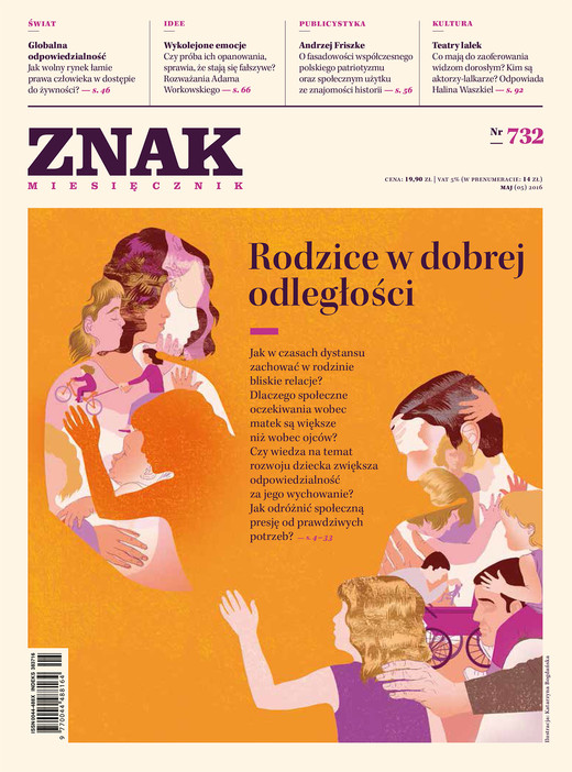okładka Miesięcznik ZNAK nr 732 (5/2016): Rodzice w dobrej odległości ebook | epub, mobi | Opracowania Zbiorowe