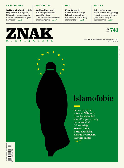 okładka Miesięcznik ZNAK nr 741: Islamofobie ebook | epub, mobi | Opracowania Zbiorowe