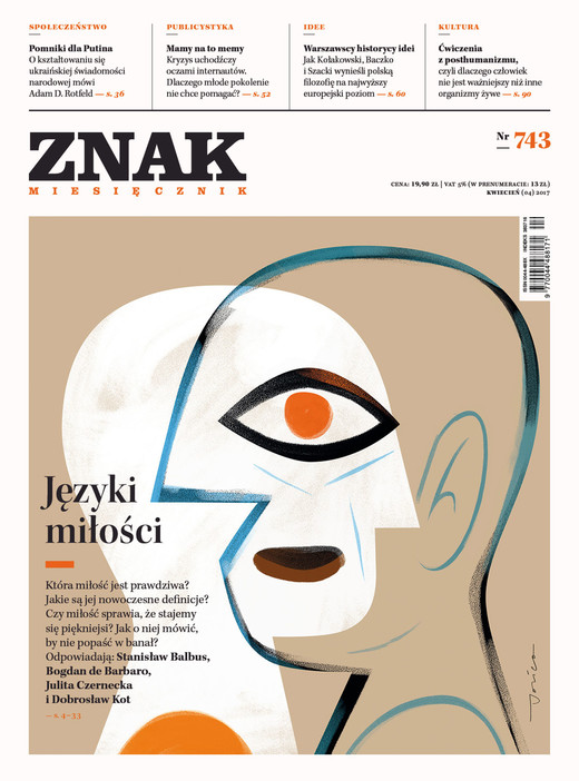 okładka Miesięcznik ZNAK nr 743: Języki miłości ebook | epub, mobi | Opracowania Zbiorowe