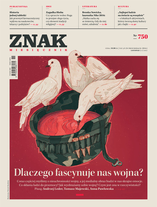 okładka Miesięcznik ZNAK nr 750: Dlaczego fascynuje nas wojna? ebook | epub, mobi | Opracowania Zbiorowe