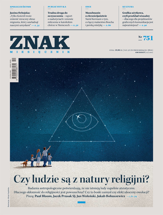 okładka Miesięcznik ZNAK nr 751: Czy ludzie są z natury religijni? ebook | epub, mobi | Opracowania Zbiorowe