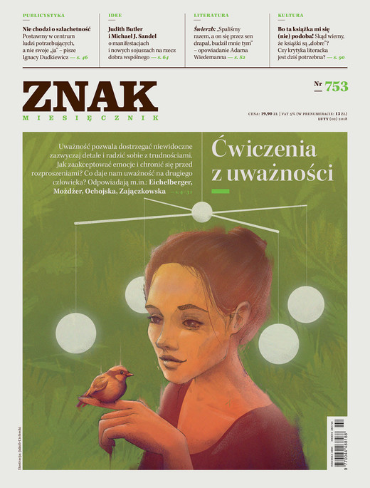 okładka Miesięcznik ZNAK nr 753: Ćwiczenia z uważności ebook | epub, mobi | Opracowania Zbiorowe