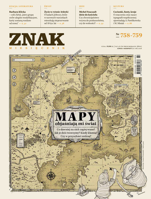 okładka Miesięcznik ZNAK nr 758-759: Mapy objaśniają mi świat ebook | epub, mobi | Opracowania Zbiorowe